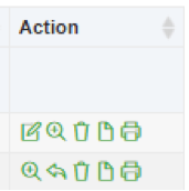 Action Icons